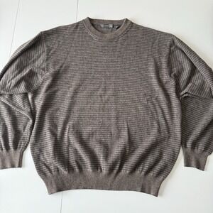Hart Schaffner Marx 100% Cashmere Made In Italy Mens Sweater Size L